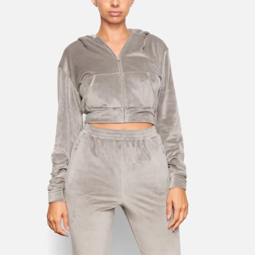 SKIMS velour jumpsuit